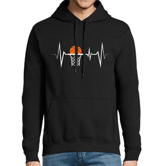 Obrázek 1 produktu Pánská mikina Kardiogram a Basketbalový Koš