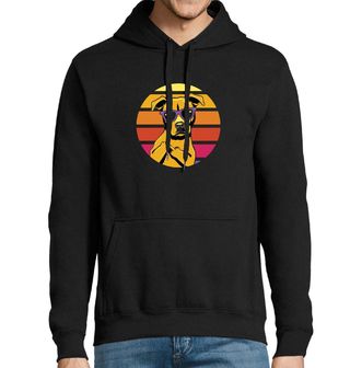 Obrázek 1 produktu Pánská mikina Drsný Pes s Prostředníčkem Retro Thug Dog