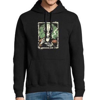 Obrázek 1 produktu Pánská mikina Mimozemšťan s Kávou