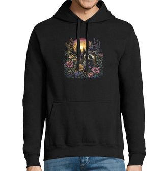 Obrázek 1 produktu Pánská mikina Mýval mezi Květinami