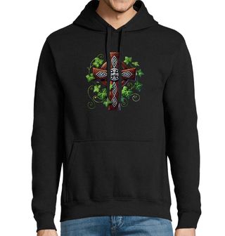 Obrázek 1 produktu Pánská mikina Dřevěný Keltský Kříž