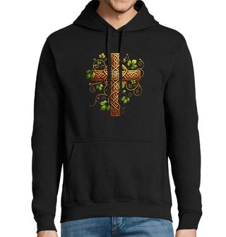 Obrázek 1 produktu Pánská mikina Zlatý Keltský Kříž