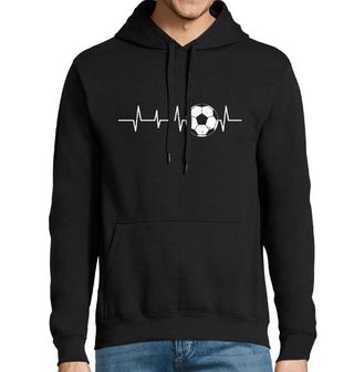 Obrázek 1 produktu Pánská mikina Vintage Kardiogram a Fotbal