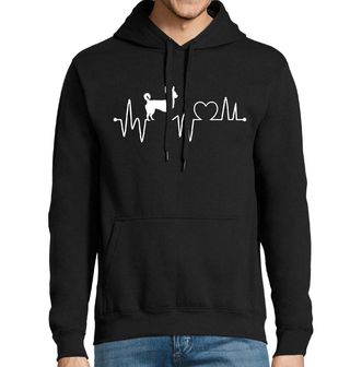 Obrázek 1 produktu Pánská mikina Kardiogram lásky a Čivava