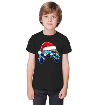 Obrázek 1 produktu Dětské tričko Vánoční Ovladač  s Čepicí