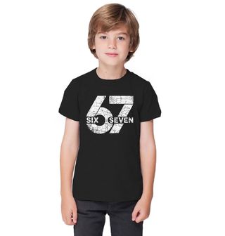 Obrázek 1 produktu Dětské tričko Vintage Číslo 67 Six Seven