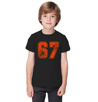 Obrázek 1 produktu Dětské tričko Halloweenský Meme 67 Six Seven Spider