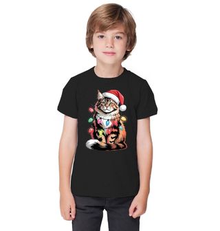 Obrázek 1 produktu Dětské tričko Vánoční Mainská Kočka