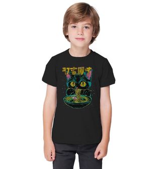 Obrázek 1 produktu Dětské tričko Kočka a Miska Ramen Nudlí