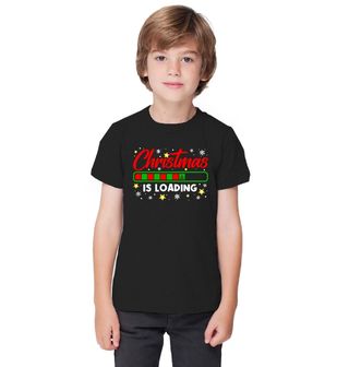 Obrázek 1 produktu Dětské tričko Načítání Vánoc Christmas is loading