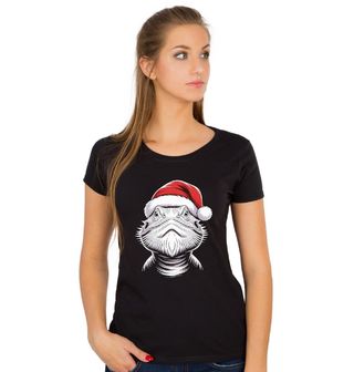 Obrázek 1 produktu Dámské tričko Vánoční Agama Vousatá v Čepici