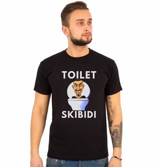 Obrázek 1 produktu Pánské tričko Skibidi Toilet Meme