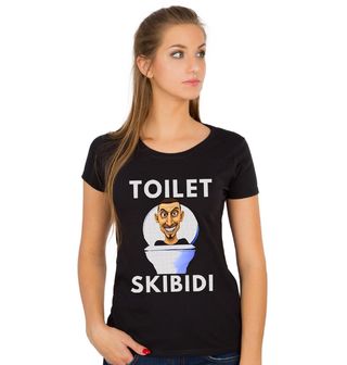Obrázek 1 produktu Dámské tričko Skibidi Toilet Meme