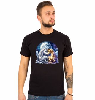 Obrázek 1 produktu Pánské tričko Zamilovaní Jednorožci