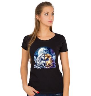 Obrázek 1 produktu Dámské tričko Zamilovaní Jednorožci