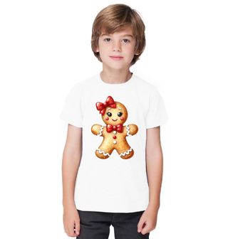 Obrázek 1 produktu Dětské tričko Vánoční Třpytivý Perníček