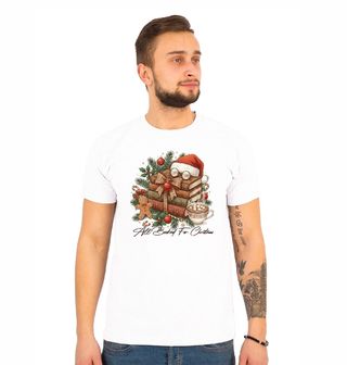 Obrázek 1 produktu Pánské tričko Zarezervované Vánoce s Knihou