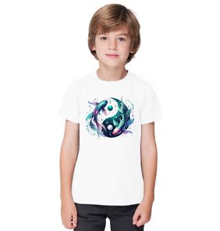 Obrázek 1 produktu Dětské tričko Jin a Jang Kapr Koi Horoskop Ryby