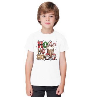 Obrázek 1 produktu Dětské tričko Vánoční Káva Ho Ho Ho