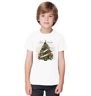 Obrázek 1 produktu Dětské tričko Zlaté Vánoce Merry Christmas