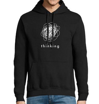 Obrázek 1 produktu Pánská mikina Přemýšlím Thinking