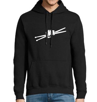 Obrázek 1 produktu Pánská mikina Pěst s Paličkami Síla Bubeníka