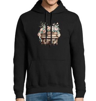 Obrázek 1 produktu Pánská mikina Starožitné Piano v Květinách