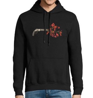 Obrázek 1 produktu Pánská mikina Výstřel květin z Revolveru