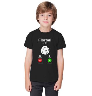 Obrázek 1 produktu Dětské tričko Florbal volá Phone Call