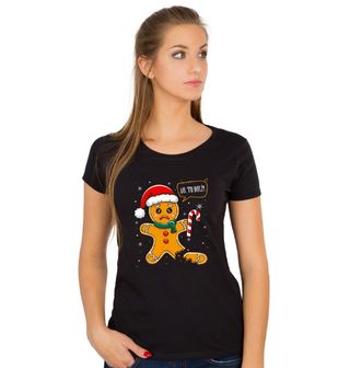 Obrázek 1 produktu Dámské tričko Smutný Perníček Au, to bolí!