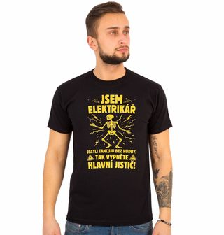 Obrázek 1 produktu Pánské tričko Elektrikář pod Proudem