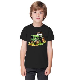 Obrázek 1 produktu Dětské tričko Zelený Zemědělský Traktor