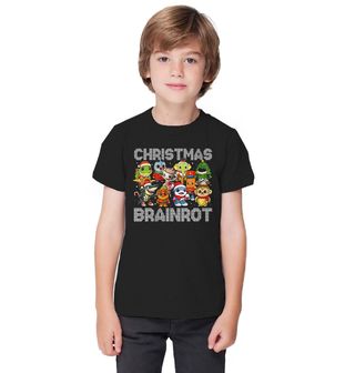Obrázek 1 produktu Dětské tričko Vánoční Brainrot Christmas Brainrot