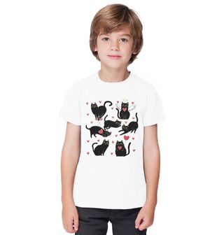 Obrázek 1 produktu Dětské tričko Romantická Kočka