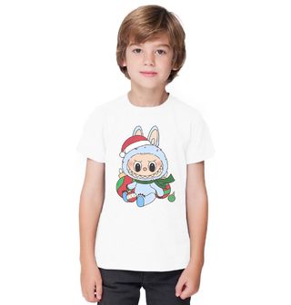 Obrázek 1 produktu Dětské tričko Modrý Vánoční Labubu