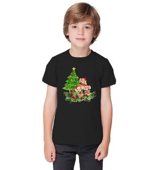 Obrázek 1 produktu Dětské tričko Vánoční Myšky pod Stromečkem