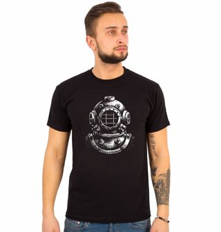 Obrázek 1 produktu Pánské tričko Historický Hlubokomořský Skafandr Mark V Diving Helmet