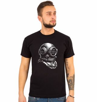 Obrázek 1 produktu Pánské tričko Historická Potápěčská Helma Mark V Diving Helmet