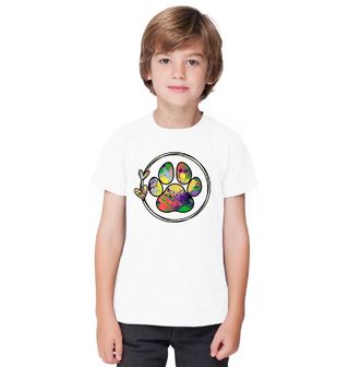 Obrázek 1 produktu Dětské tričko Barevná Psí Tlapka