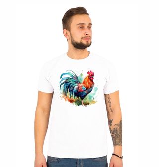 Obrázek 1 produktu Pánské tričko Barevný Kohout