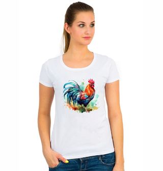 Obrázek 1 produktu Dámské tričko Barevný Kohout