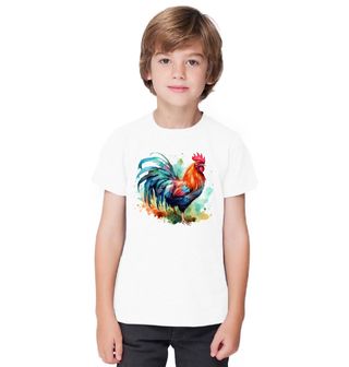 Obrázek 1 produktu Dětské tričko Barevný Kohout
