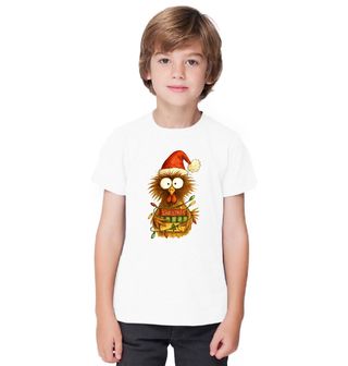 Obrázek 1 produktu Dětské tričko Vyděšená Vánoční Slepice