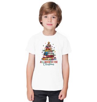 Obrázek 1 produktu Dětské tričko Vánoce s Knihami All Booked for Christmas