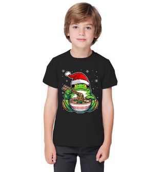 Obrázek 1 produktu Dětské tričko Vánoční Žába a Ramen