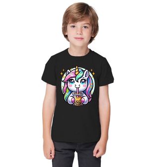 Obrázek 1 produktu Dětské tričko Jednorožec s Bubble Tea