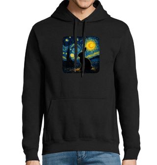 Obrázek 1 produktu Pánská mikina Zajíc ve Hvězdné noci