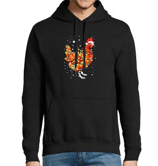 Obrázek 1 produktu Pánská mikina Vánoční Slepice plná Světel