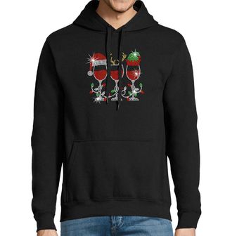 Obrázek 1 produktu Pánská mikina Třpytivé Vánoční Víno