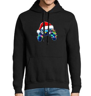 Obrázek 1 produktu Pánská mikina Vánoční Ovladač  s Čepicí